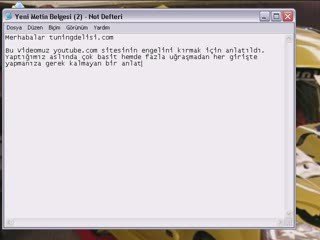 Youtube girmek için