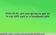 Forerunner Garmin GPS Buying Guide