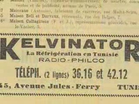 LES TUNES ANNEE 1937 A TUNIS.CLIP FREDDY GALULA