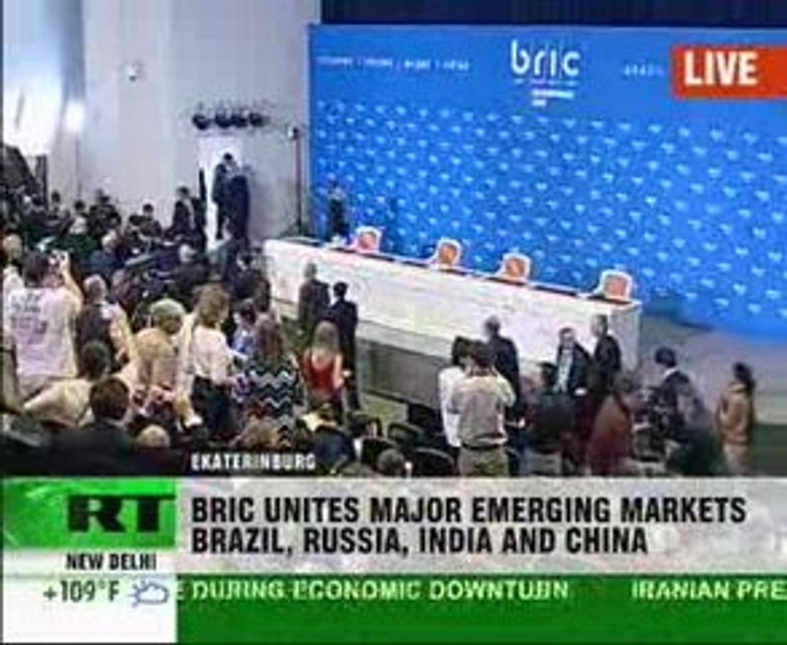 President Medvedev's speech during BRIC summit