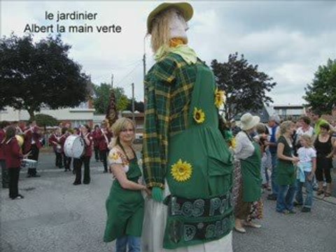 Le défilé des Géants à Sainte Catherine lez Arras