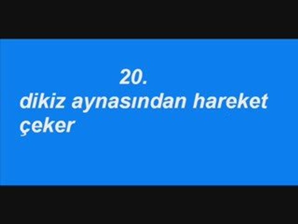 TÜRK ERKEĞİNİN ÇEKTİĞİ ŞEYLER...