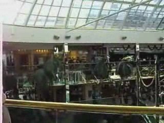 RC Plane Flying Around the Mall