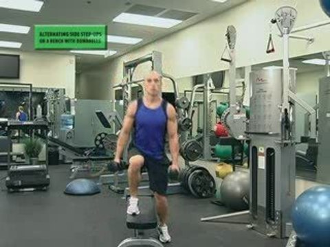 Alternating Side Step Ups | Side Step Ups