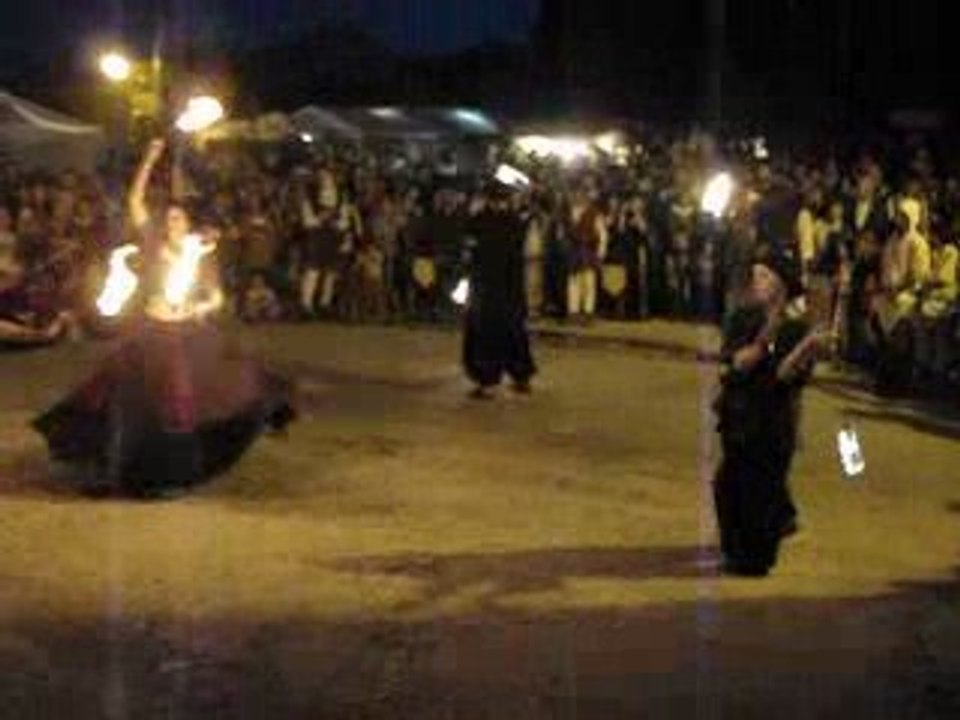 Médiévales de Provins 2009 - Spectacle de feu