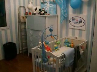 chambre baptiste bleu &blanc