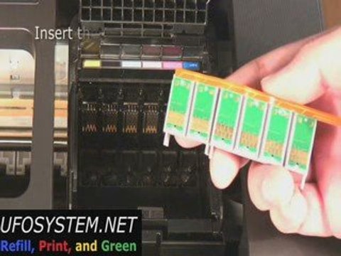 How to refill Epson R 260 ink cartridges