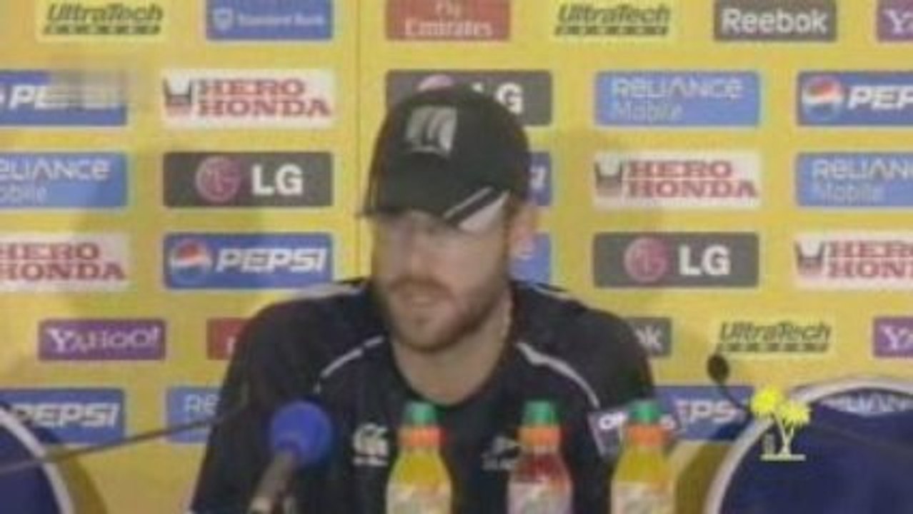 Daniel Vettori - Media Stakeout - 16 Jun 2009
