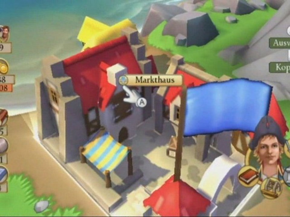 Anno Neue Welt (Wii): Bedienung und Zoom