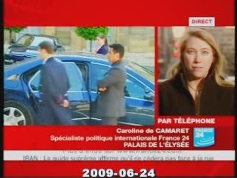 Sarkozy soutient le colonisateur contre Obama