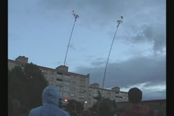 Perches Oscillantes - Sway Pole - Duo du Haut