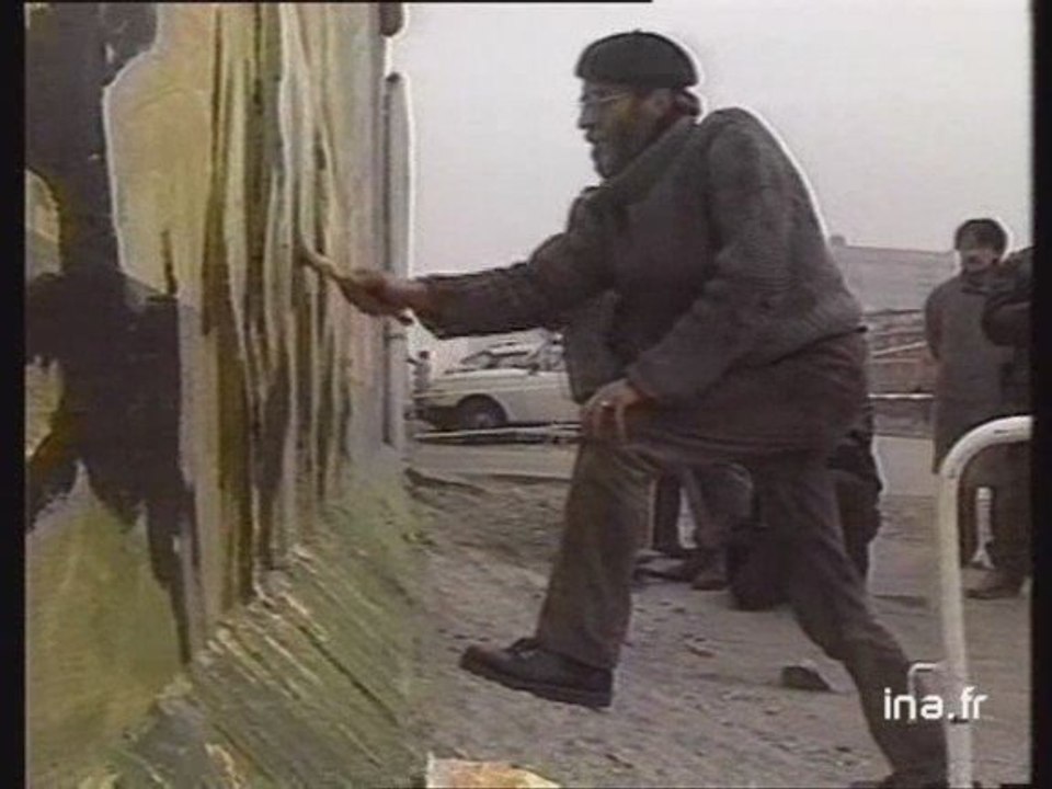 Le mur peint à berlin