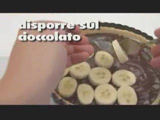 Torta alla banana e al cioccolato