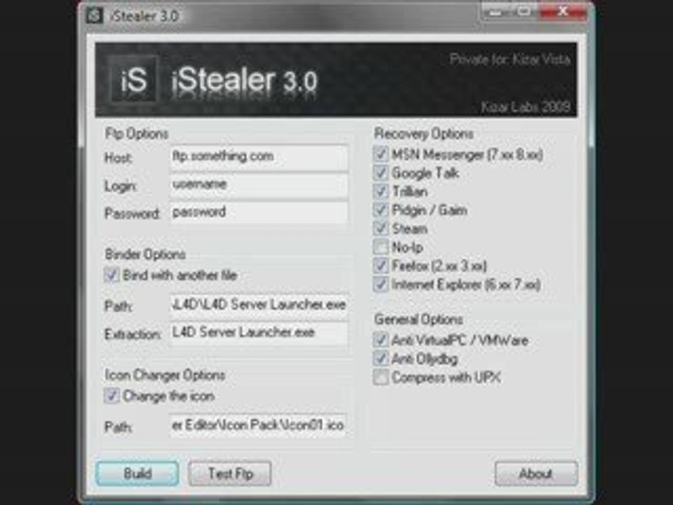 iStealer 3.0 Hack Steam Password
