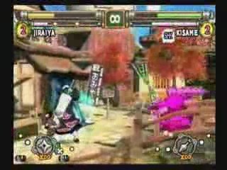 Naruto : Ultimate Ninja 2 - Jiraya VS Kisame