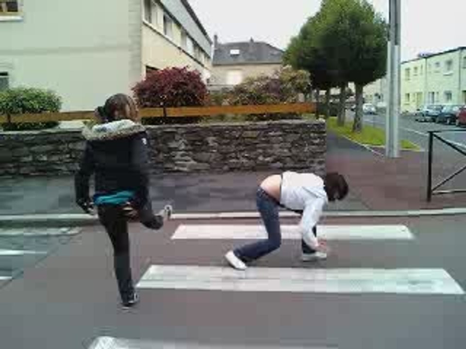 Roulade sur route