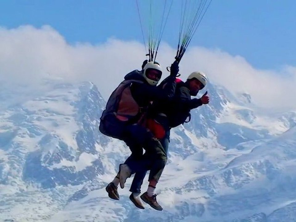 vol en parapente #2 - version remasterisée (image et son)