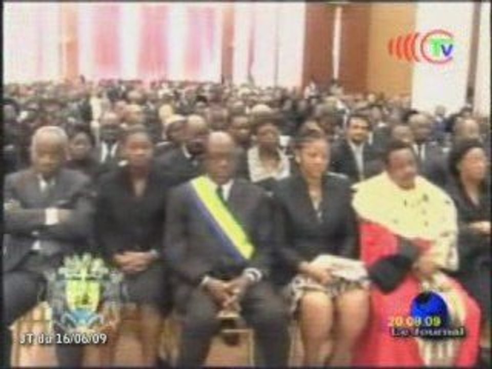 l’Eglise rend hommage à Omar Bongo