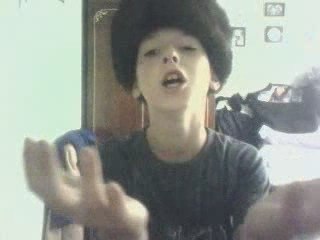 Ukainian Boy singing a song against the cops.