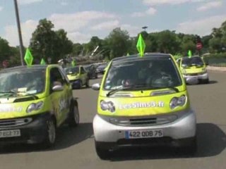 Sims 3 cars invade Paris !!!