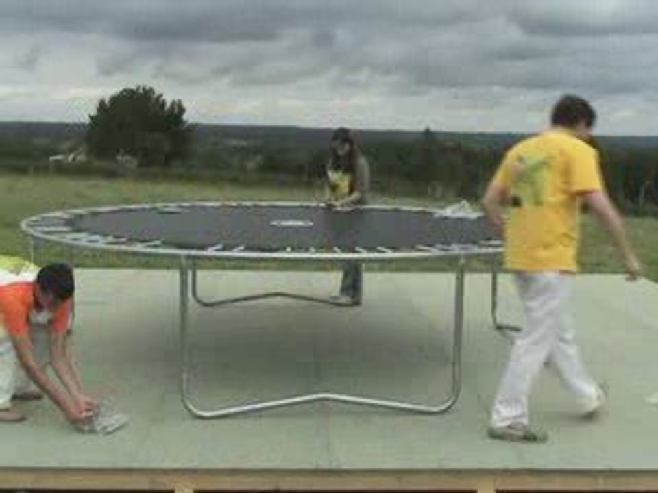 Montage trampoline