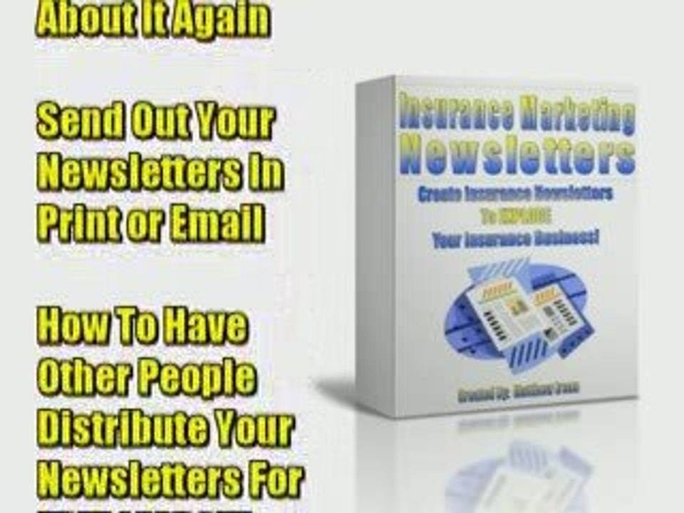 Insurance Lead Generation - Insurance Marketing Newsletters