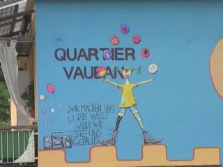 Ambiance dans l'éco-quartier Vauban