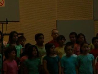 Chant de Fabien et sa classe Juin2009