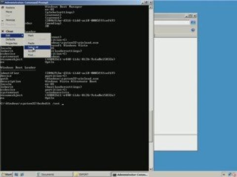 Modifying Boot Records in Windows Vista/Windows Server 2008