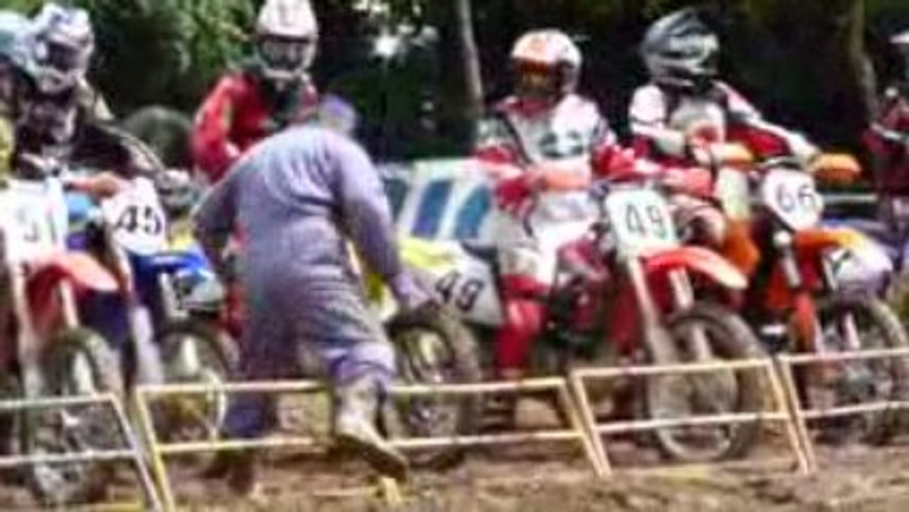 Faux Depart A VOIRE !! FUN motocross la meilleraye  bretagne