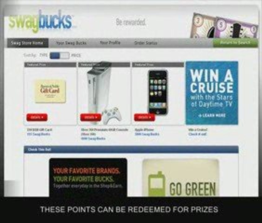 swagbuck win free prizes