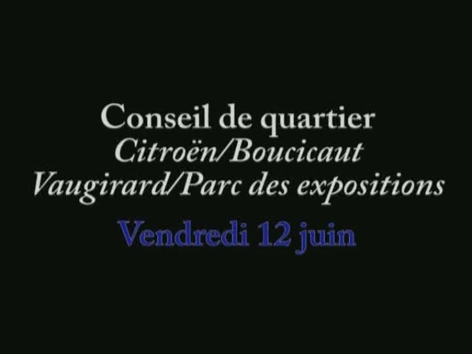 CQ Citroën/Boucocaut + Vaugirard/Parc des Expo 12/06/09