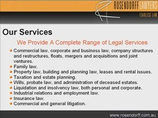Rosendorff Lawyers - Corporate & Commercial Law Firm in ...
