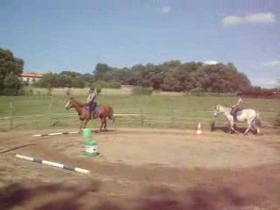 Reprise de Dressage du 17/06/09 Moi et Tucker