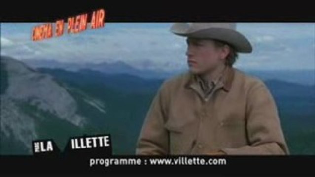 Cinéma de plein air à la Villette