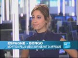 Fabrice Tarrit sur France24 pour la mort de Bongo