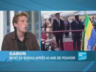 Fabrice Tarrit sur France24 pour la mort de Bongo-2