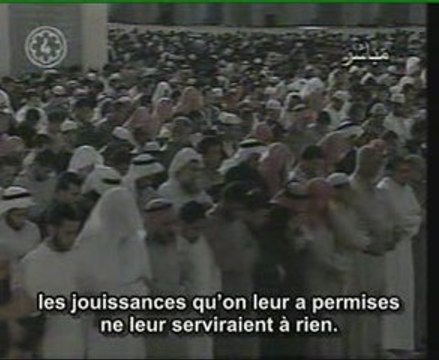 Alafasy 1423 h : Sourate Sho3ra 2/2 St français
