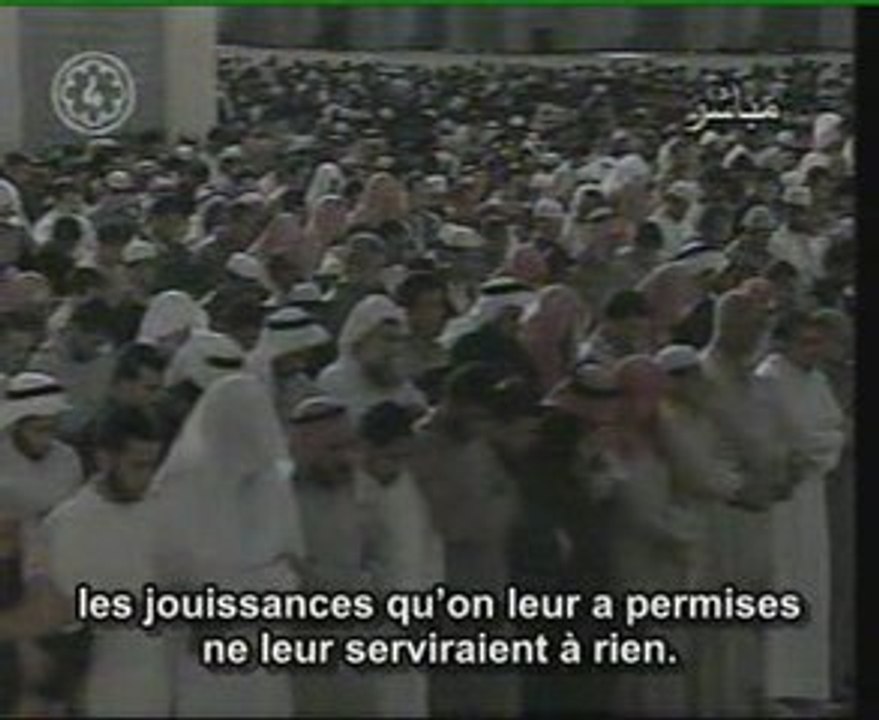 Alafasy 1423 h : Sourate   Sho3ra 2/2  St français