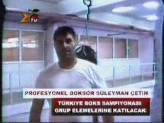 Zileli profesyonel boksör süleyman çetin