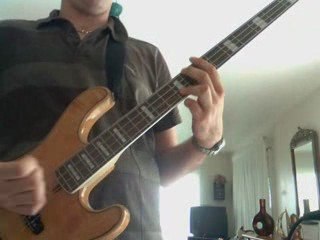 Can't stop - bass cover