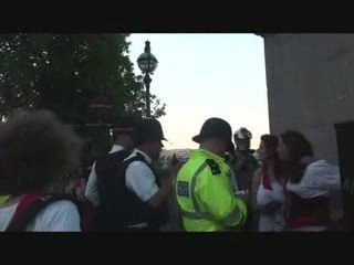 Climate Rush - Police harassing guy pt 1