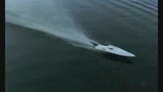 bateau offshore rc brushless test 1