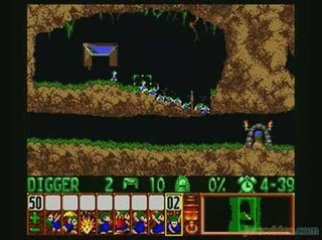 Lemmings - Début de partie (snes)