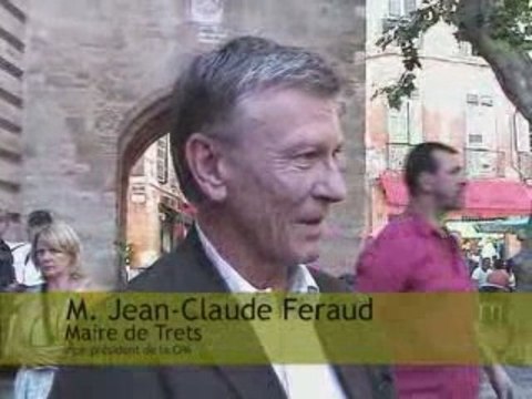 Aix Municipales, M. Jean-Claude Feraud soutient Maryse.