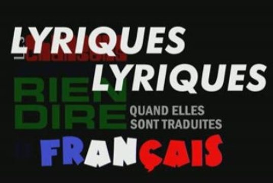 Lyriques Lyriques #01 - Une telle honte (Such a Shame)