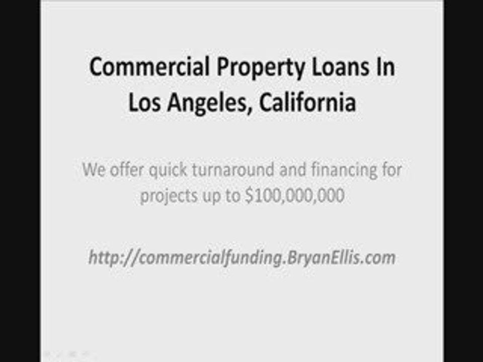 Los Angeles Commercial Property Bridge Loan Source