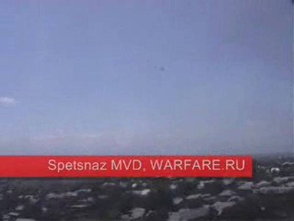Spetsnaz MVD assault village in Chechnya