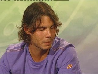 Rafael Nadal speaks after pulling out of Wimbledon