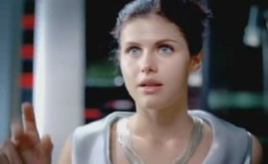 Alexandra Daddario in the YellowBook ad "Little Black Dress"